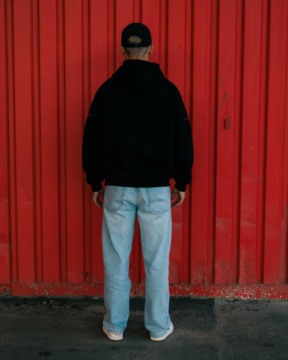 'ICARUS FLIGHT' HOODIE [BLACK] - Antero